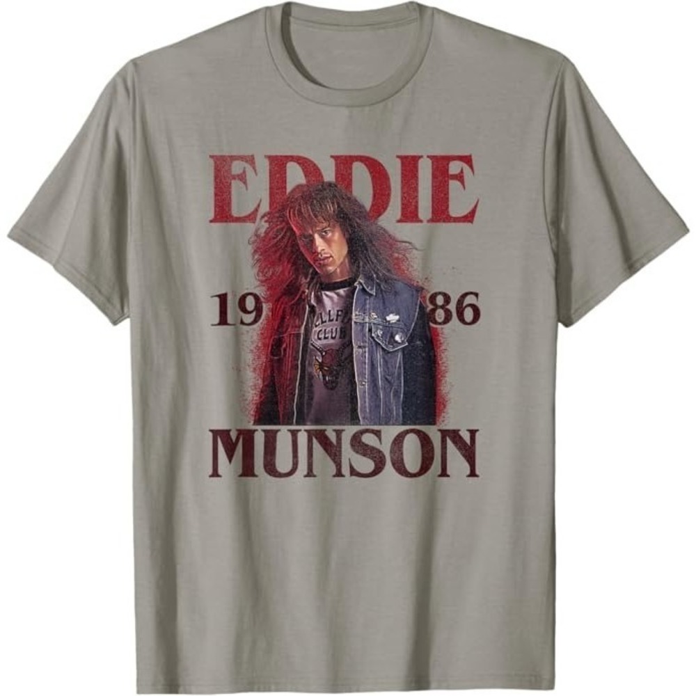 Stranger Things 4 Eddie Munson 1986 Hellfire Club T-Shirt